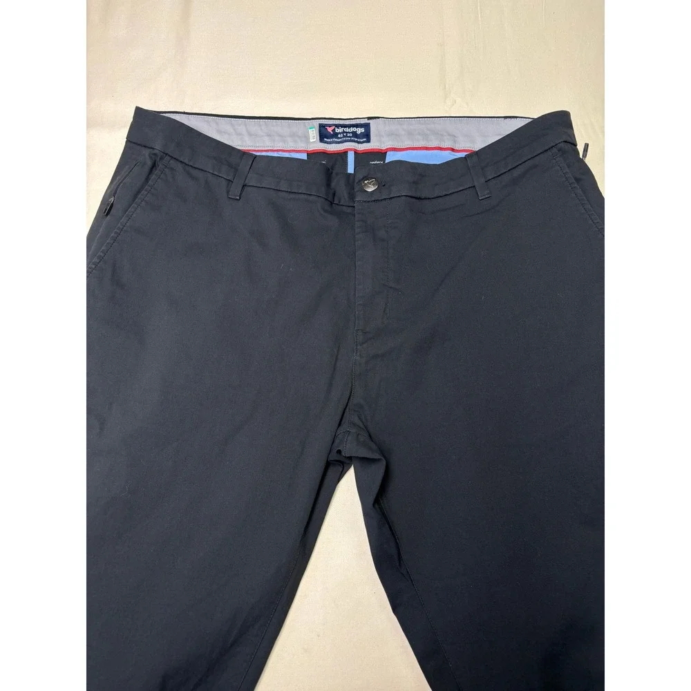 BirdDogs Mens Black‎ Comfort Stretch Chino Pants Size 40x30 Casual Dress Work